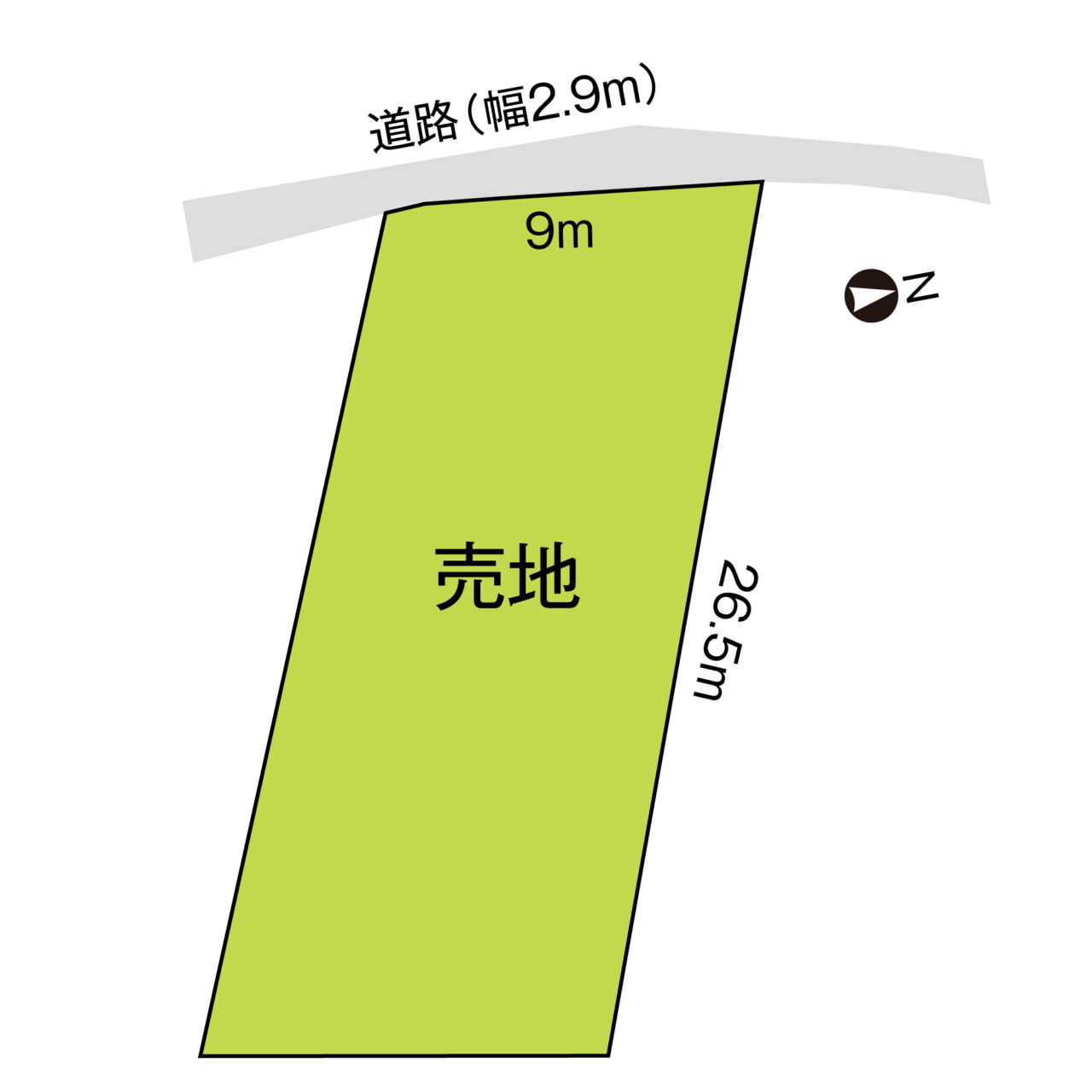 売土地 三国町錦2丁目